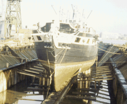 Dry-docking December 29, 1997