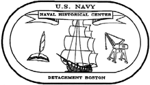 Logo of Naval Historical Center, Detachment Boston
