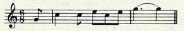 ALERT musical notation.