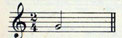 ONE 'G' musical notation.