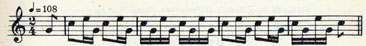 DUTY HANDS musical notation.