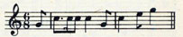 SPECIAL DUTY MEN musical notation.