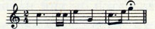 EMERGENCY PARTY musical notation.