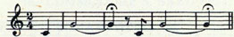 DARKEN SHIP musical notation.