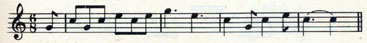 COOKS musical notation.