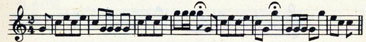 GROG musical notation.