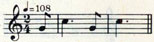 HALT musical notation.