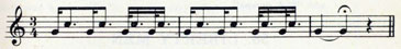 INCLINE musical notation.