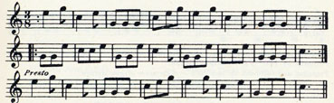 REVEILLE musical notation.