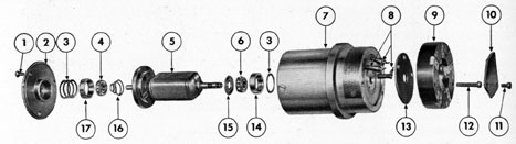 Figure 13-23. Distance repeater partially disassembled.