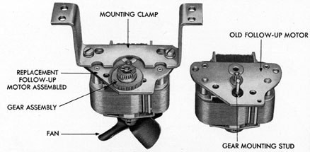 Figure 13-32. Replacing follow-up motor, Step 2.