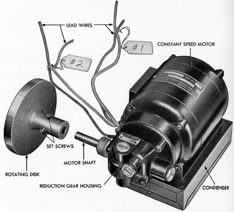 Figure 13-37. Constant speed motor removed.