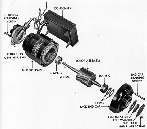 Figure 13-38. Constant speed motor partially disassembled. 