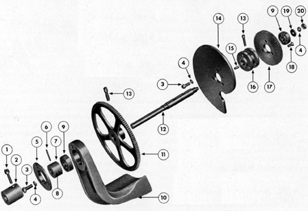 Figure 13-25. Speed repeater partially disassembled.