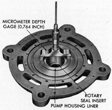 Figure 5-11. Refacing rotary seal insert.