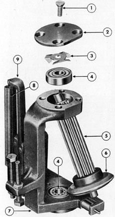 Figure 5-61. Roller shaft and pinion removed from yoke.