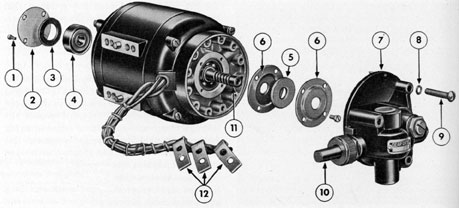 Figure 5-68. Constant speed motor partially disassembled.