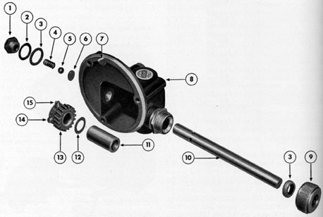 Figure 5-19. Pump drive motor partially disassembled.