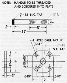 Figure 7-4. Bottom plug assembly removal jig.