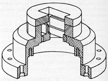 Figure 7-18. Bottom plug housing, cross-sectional
view.