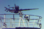 Photo of 20 mm gun on deck.