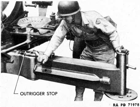 Figure 82 - Locking Outrigger in Outward Position
