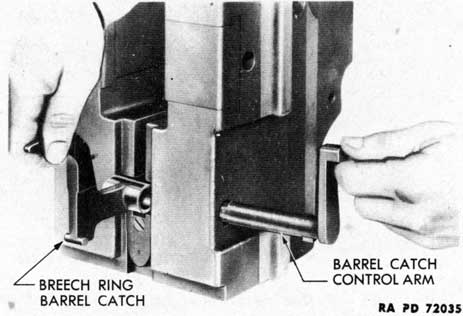Figure 143-Breech Ring Barrel Catch-Removal