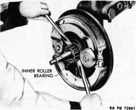 Figure 159 - Inner Roller Bearing - Removal