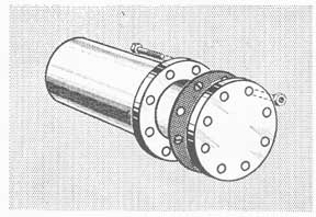 Figure 34-30. Blank flange used to blank off pipe line.