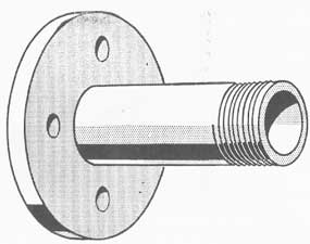 Figure 34-31. Flange fitting for adapting hose connection to a flanged pipe connection.
