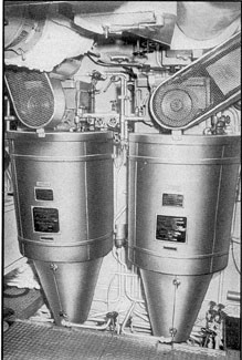 Photo of Kleinschmidt distillers.