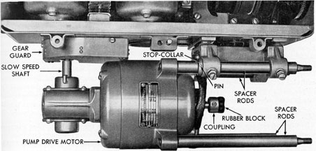 Figure 5-17. Pump drive motor installed.