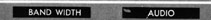 Band With and Audio labels.