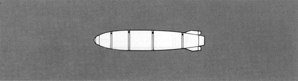 Illustration of Torpedo Mk 40 Test Vehicle