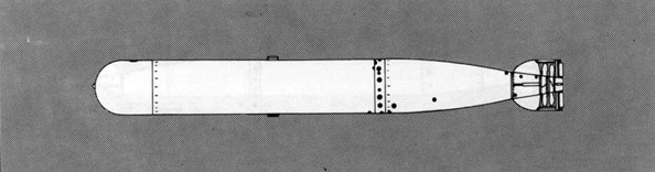 Illustration of Bliss-Leavitt Torpedo Mk 3