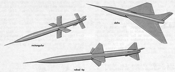 Figure 2D5.-Airfoil plan forms.