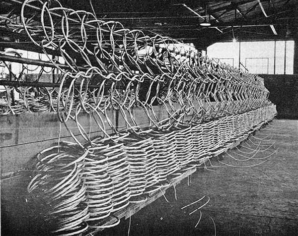torpedo nets in warehouse