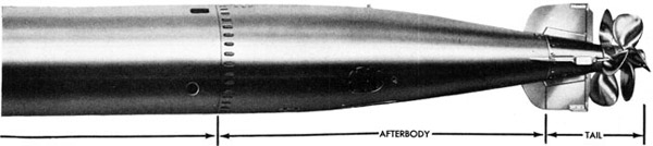 Figure 1-Torpedo Mk 14 Type with War Head, side view