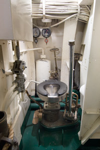 Head in the ATR with rocker valve and submersible pump.