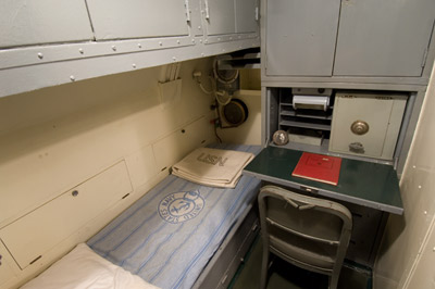 Photo of captain's stateroom.